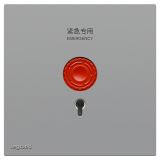 羅格朗開關(guān)插座 悅鉑  藝術(shù)灰 緊急呼叫開關(guān)