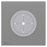 羅格朗開關(guān)插座 悅鉑  深砂銀 空白面板帶出線孔