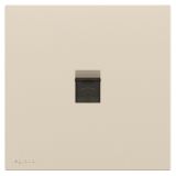 羅格朗開關插座 悅鉑  粉鉑金 一位電話插