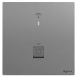 羅格朗無線wifi 逸景Plus 深砂銀 雙頻86無線AP百兆端口PoE