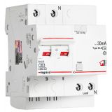 剩余電流動作斷路器 6kA 30mA C曲線 10~63A 2P
